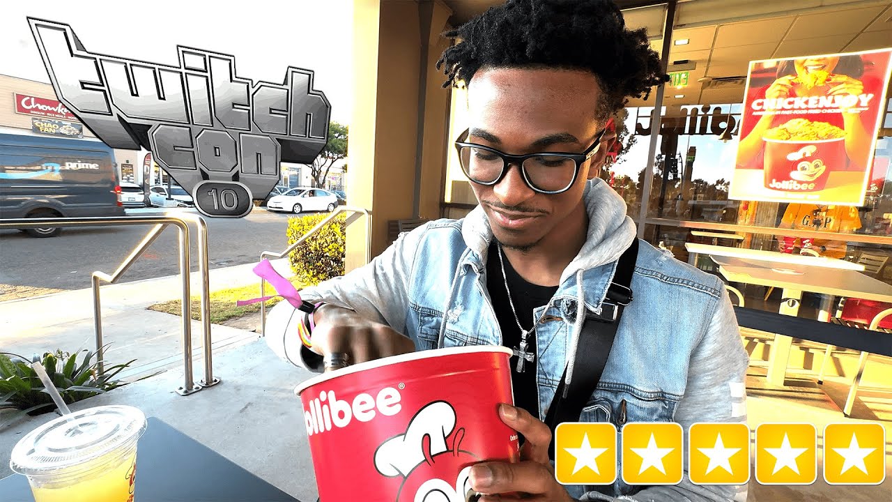 Black Guy Tries JOLLIBEE for the First Time... |  TwitchCon 2025