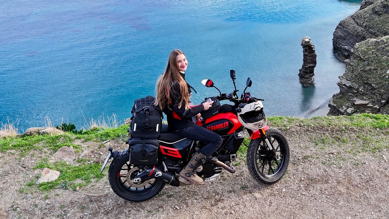Solo Adventure with my Scrambler Ducati in Andros