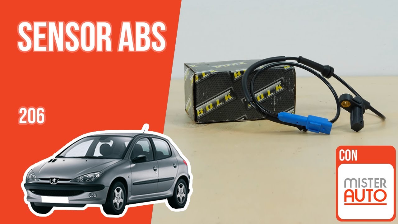 Cómo cambiar el sensor ABS Peugeot 206 🚗