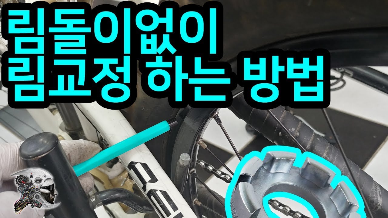 186. 림돌이 없이 프레임에 꽂은 채로 교정하기(Wheel and Rim Truing)