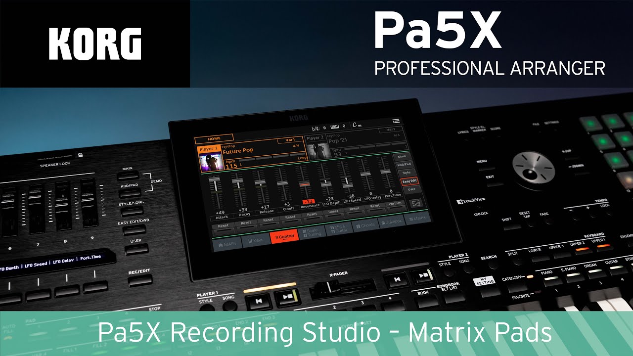 Pa5X Recording Studio – Matrix Pads