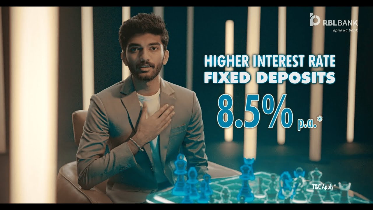 Discover how to build your wealth the smart way Featuring D.Gukesh X RBL Bank