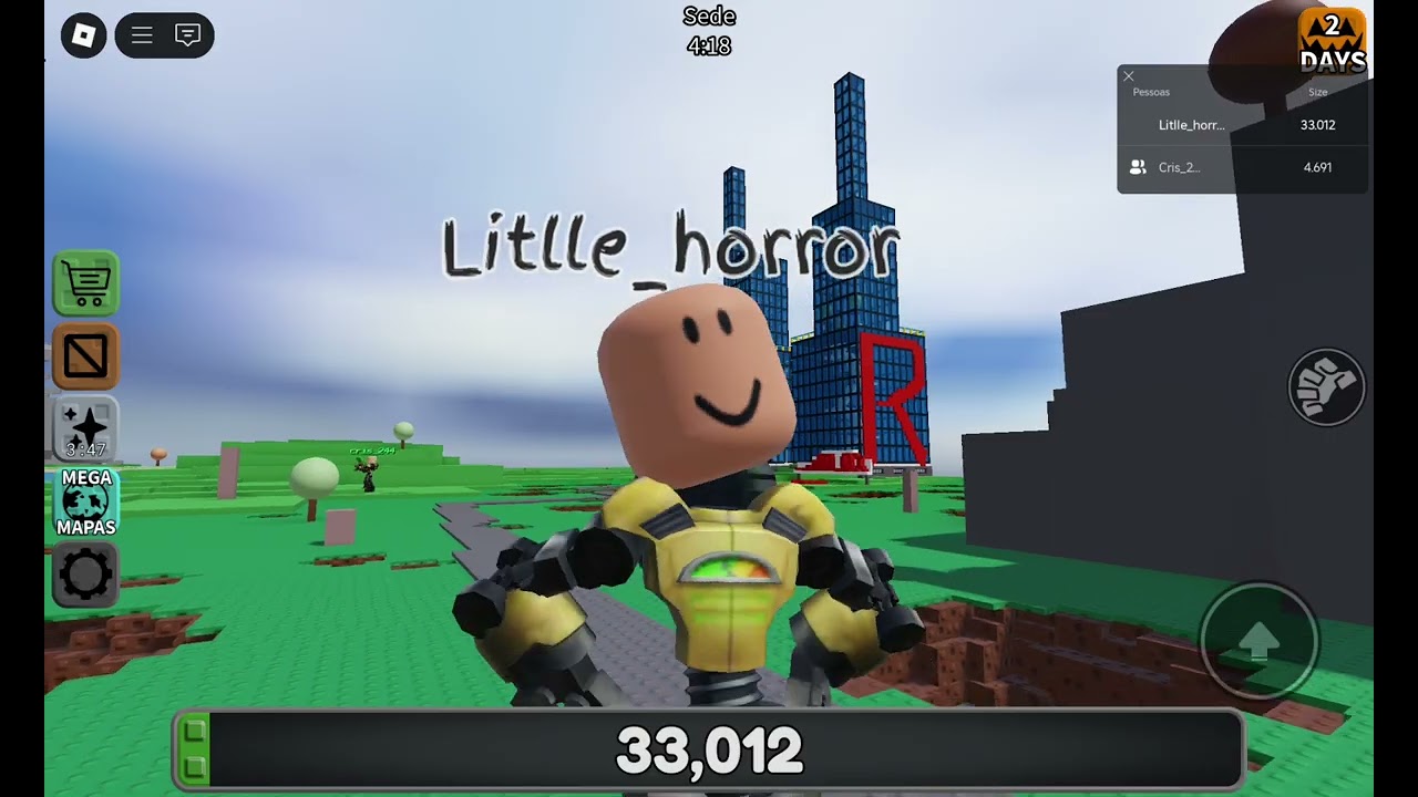 Indo PvP com meu amigo no eat the word 🤠👍