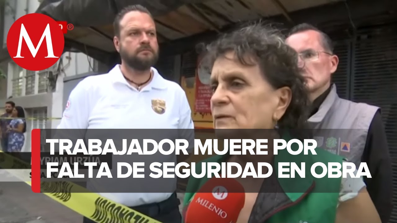 Hombre muere al caer de un quinto piso en un edificio de la CdMx