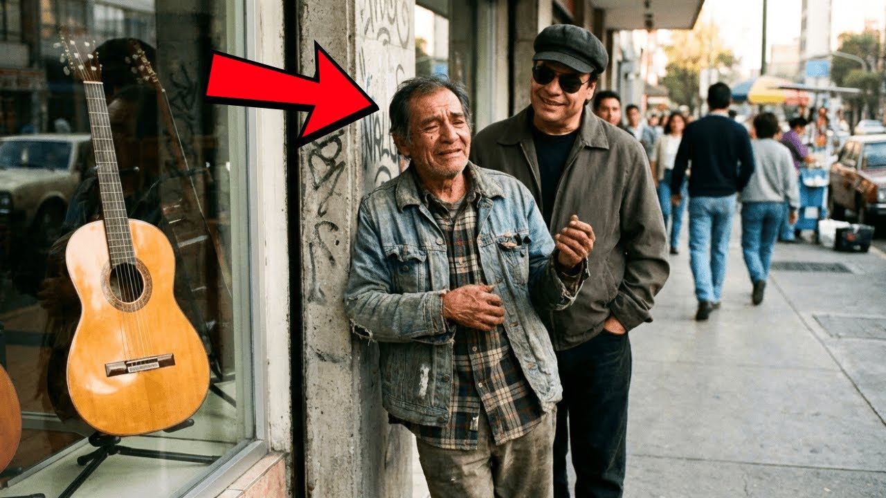 Un Anciano Sin Hogar Tarareaba “Amor Eterno” Mientras Miraba una Guitarra — Hasta que Juan Gabriel