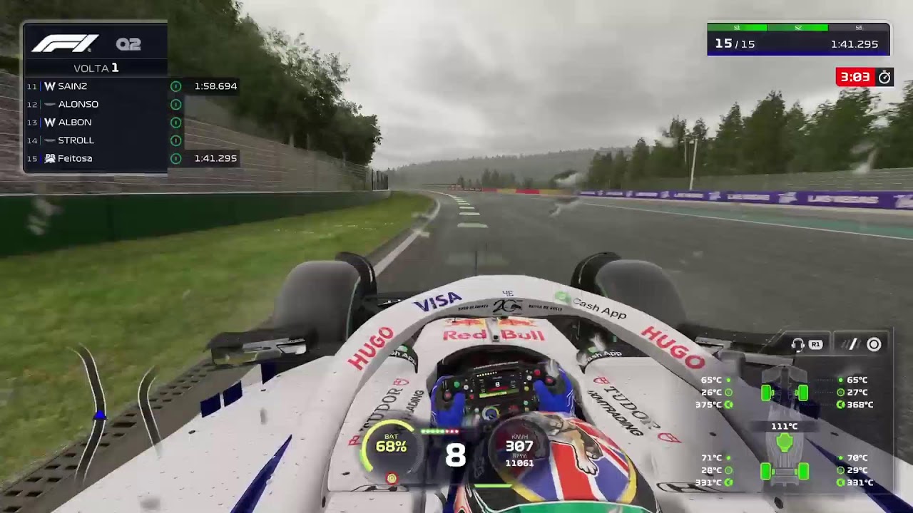 Eu jogando F1 2025