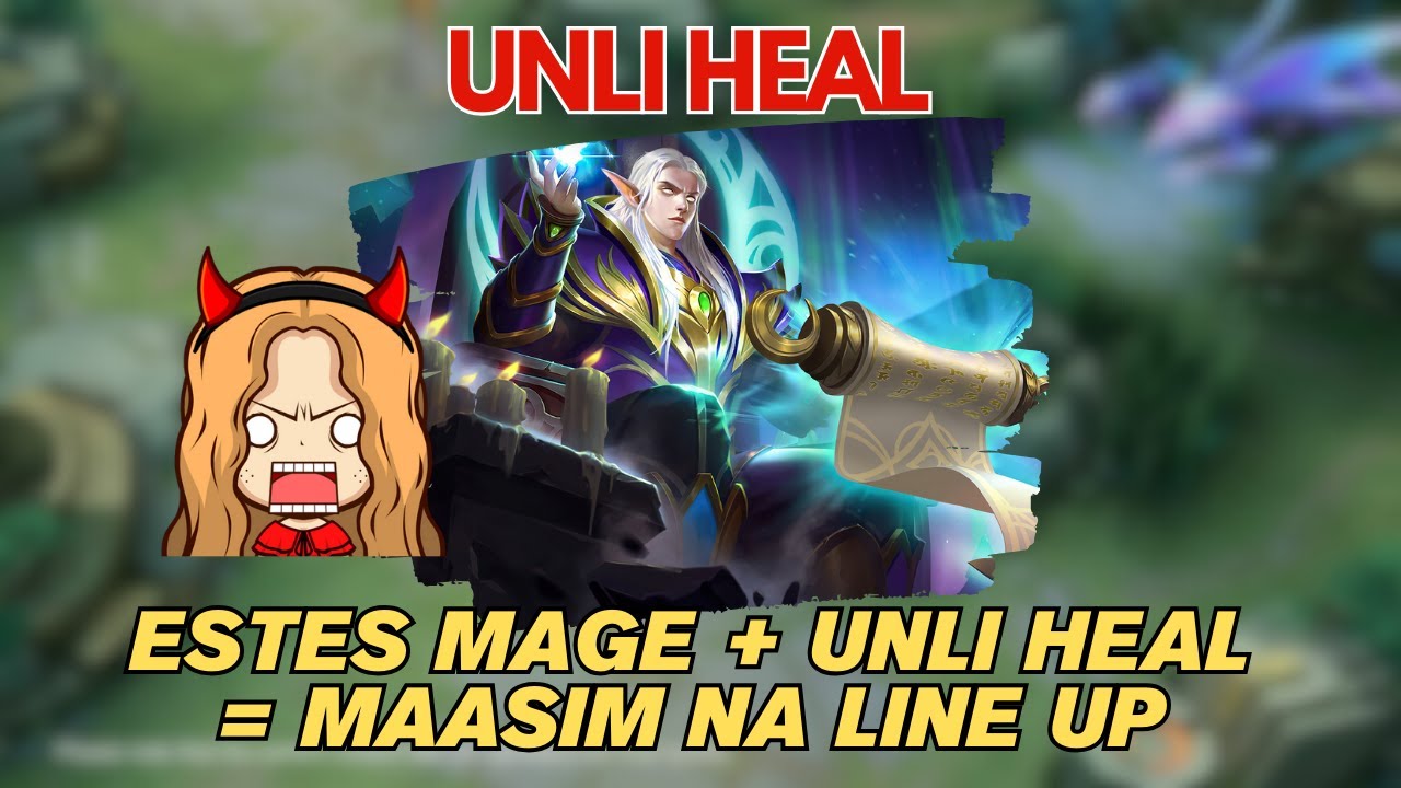 SUGOD LANG NG SUGOD?! Estes MID LANE UNLI Heal ang Bumuhay sa Lineup Namin | Estes Gameplay