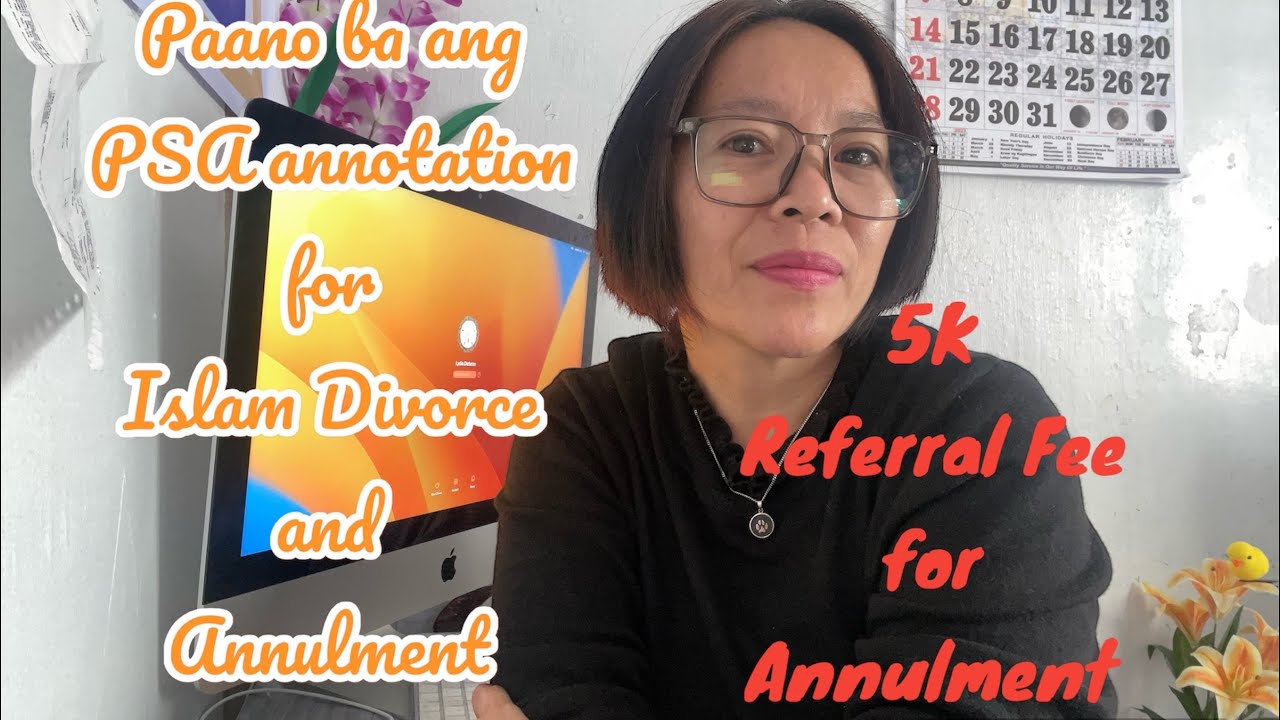 Paano ang ba ang PSA annotation for Islam divorce at annulment? #annulment #divorce #islam