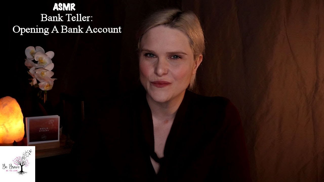 A Relaxing ASMR Bank Teller | Opening A Bank Account