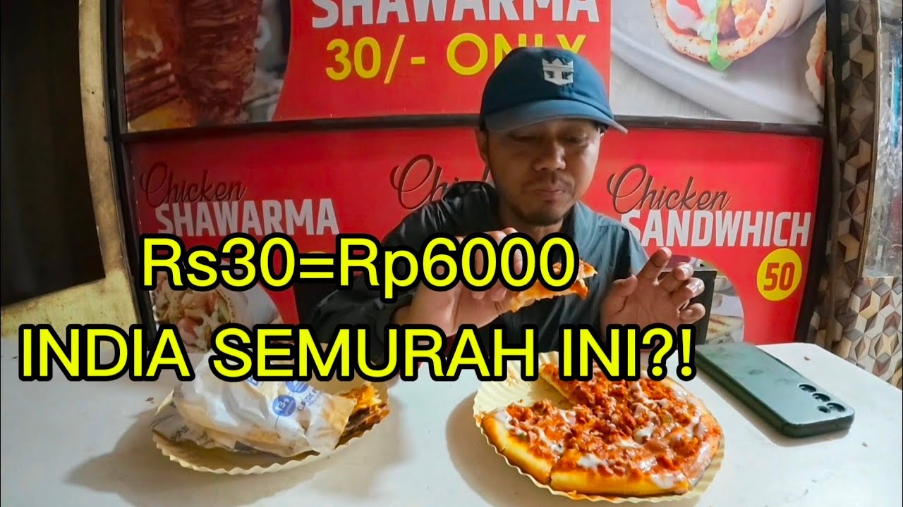 Shock! Makan Pizza Cuma 30 Rupee = 6000 Rupiah di Jaipur?!