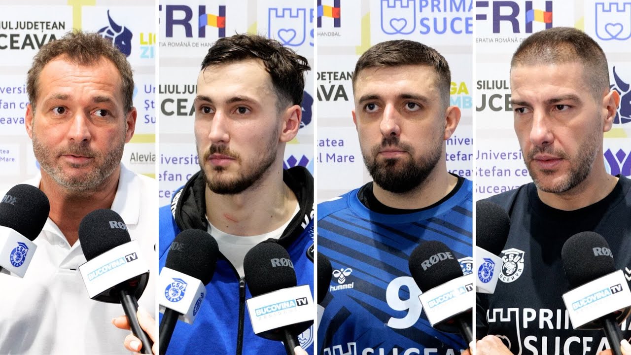 DECLARAȚII CSU Suceava - CSM Constanța: 31-30(M. Stavrositu, C. Căbuț, A. Tîrzioru, B. Șoldănescu)