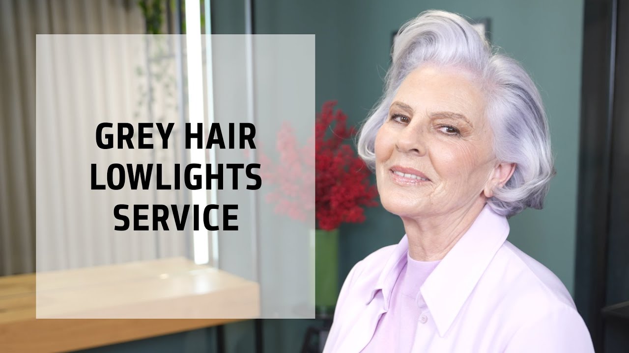 Dimensional Grey Hair Lowlights Service | Goldwell Education Plus