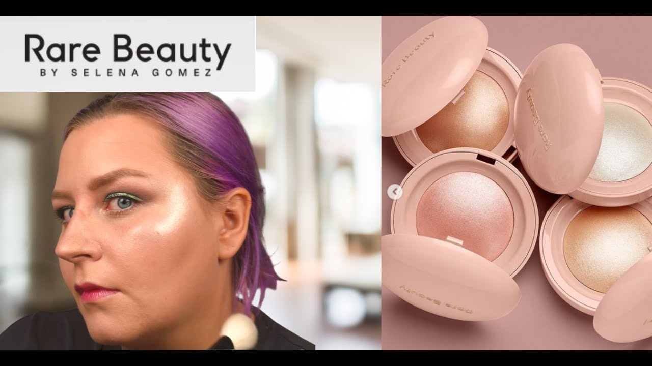 RARE BEAUTY rozświetlacze | efekt mokrej skóry??