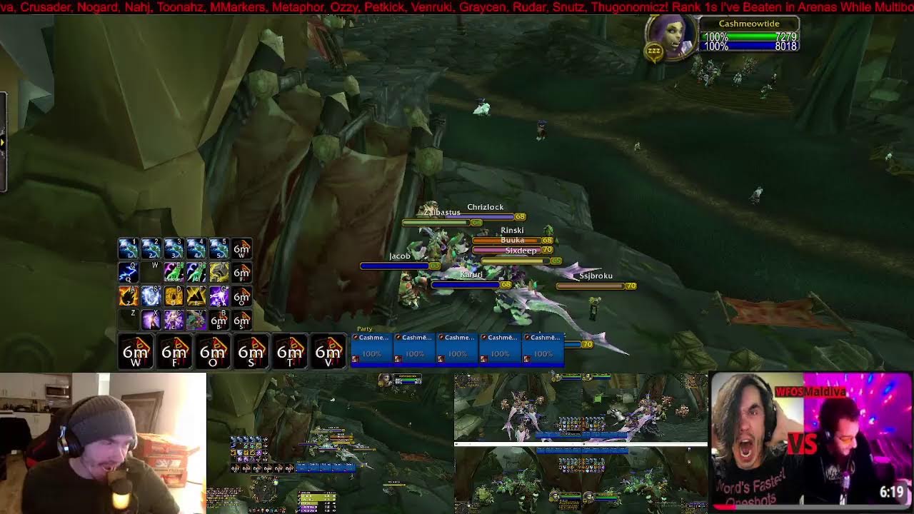 GOLD FARMING DUNGEONS MANUALLY MULTIBOXING 5 ELEMENTAL SHAMANS (70) | TBC!