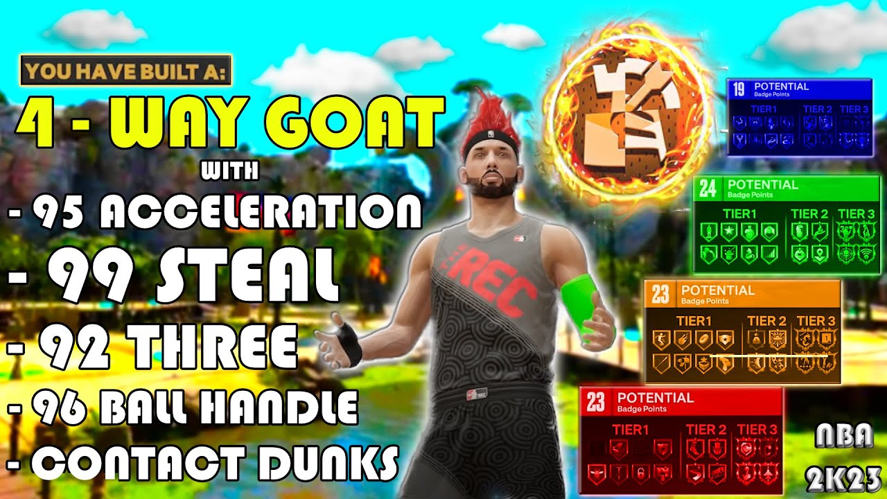 This SHOT CREATOR Build Gets 99 STEAL and CONTACT DUNKS? NBA 2K23 Best 6&rsquo;1 Point Guard 2-Way PG Next
