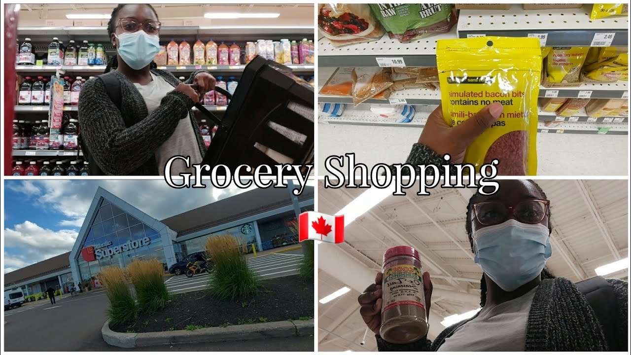 Grocery Shopping as an International Student in Canada +tips