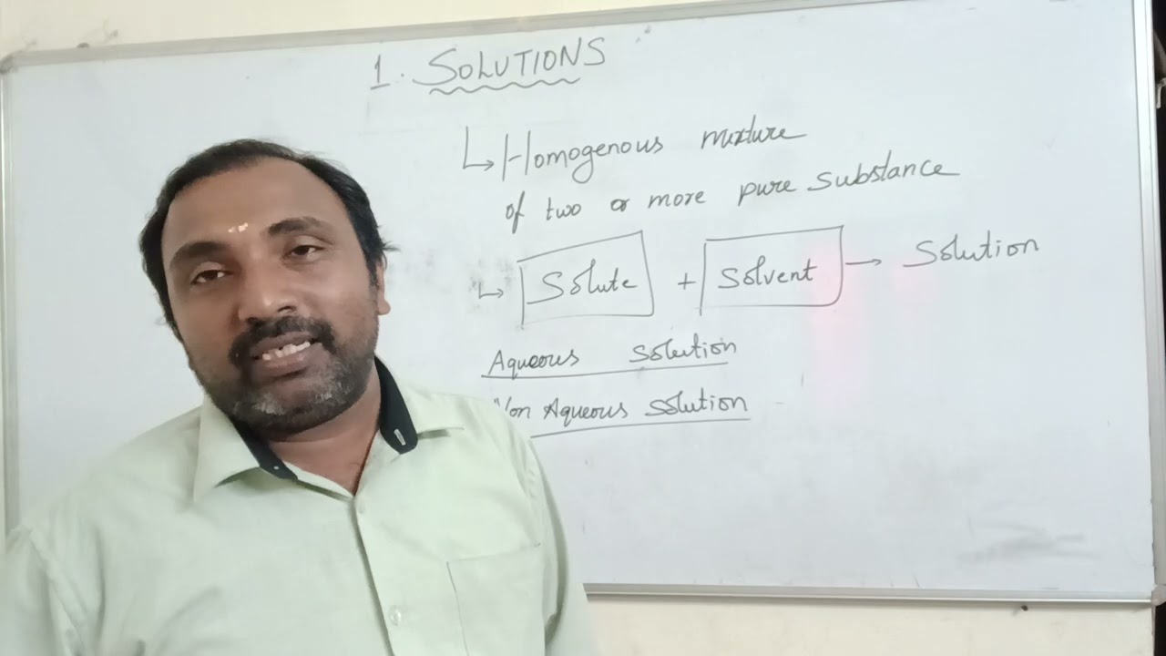 GRADE 12  CHAPTER 1 SOLUTIONS-TOPIC-INTRODUCTION AND TYPES OF SOLUTIONS