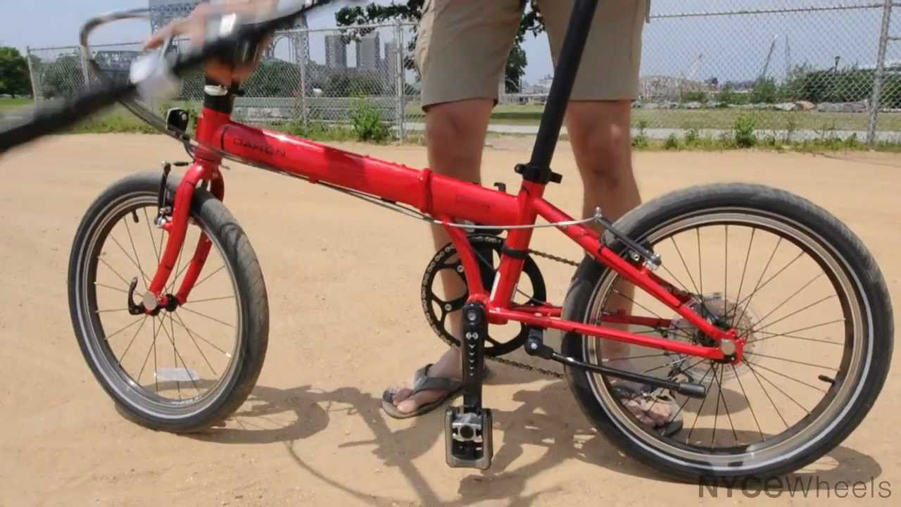 Складной велосипед Dahon Speed ​​P8 | Видеообзор