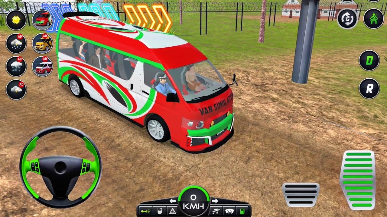 Real Van Modified Minibus OffRoad Transport Driving - Van Driving Simulator 3D - Android Gameplay