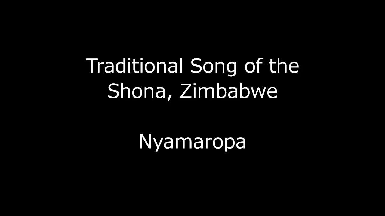 Nyamaropa - Traditional Mbira Music of Shona in Zimbabwe
