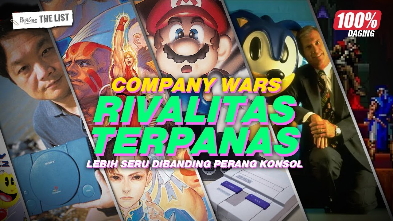 PERANG ANTAR PERUSAHAAN VIDEOGAME feat.Nintendo, Sony, Capcom, Konami, dll | Retro Game Indonesia