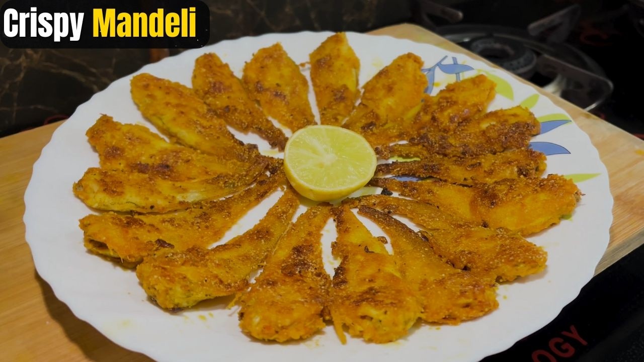 🐟 कुरकुरीत मांदेली फ्राय | Crispy Mandeli Fry Recipe in Marathi | Coastal Fish Fry | Marathi Recipe