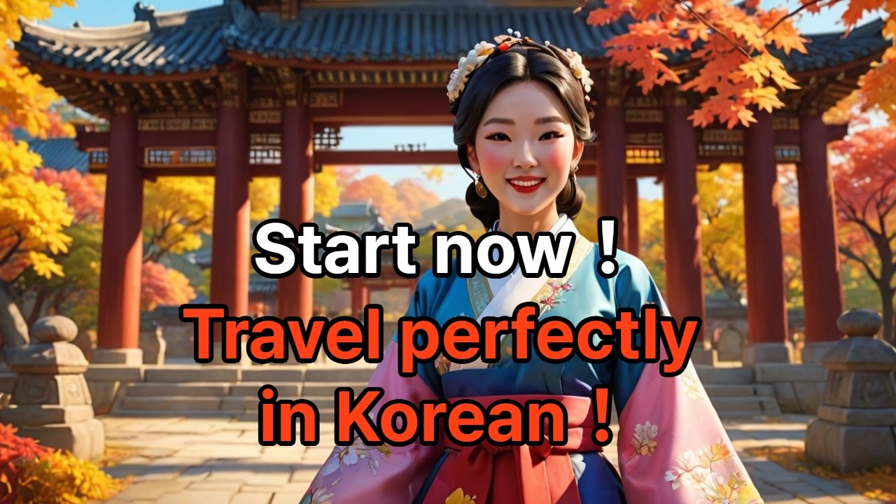 How to speak Korean instantly for daily life and travel: Part 1 #howtolearnkorean, #speakkorean,