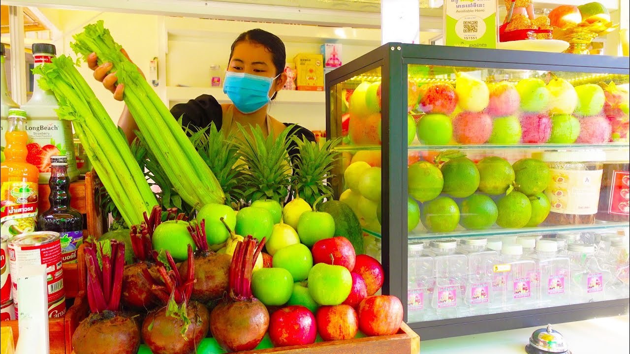 Opens at 5AM Making 100% Fresh Fruit Juice! Fresh Watermelon, Grapefruit, Pineapple Juice & More