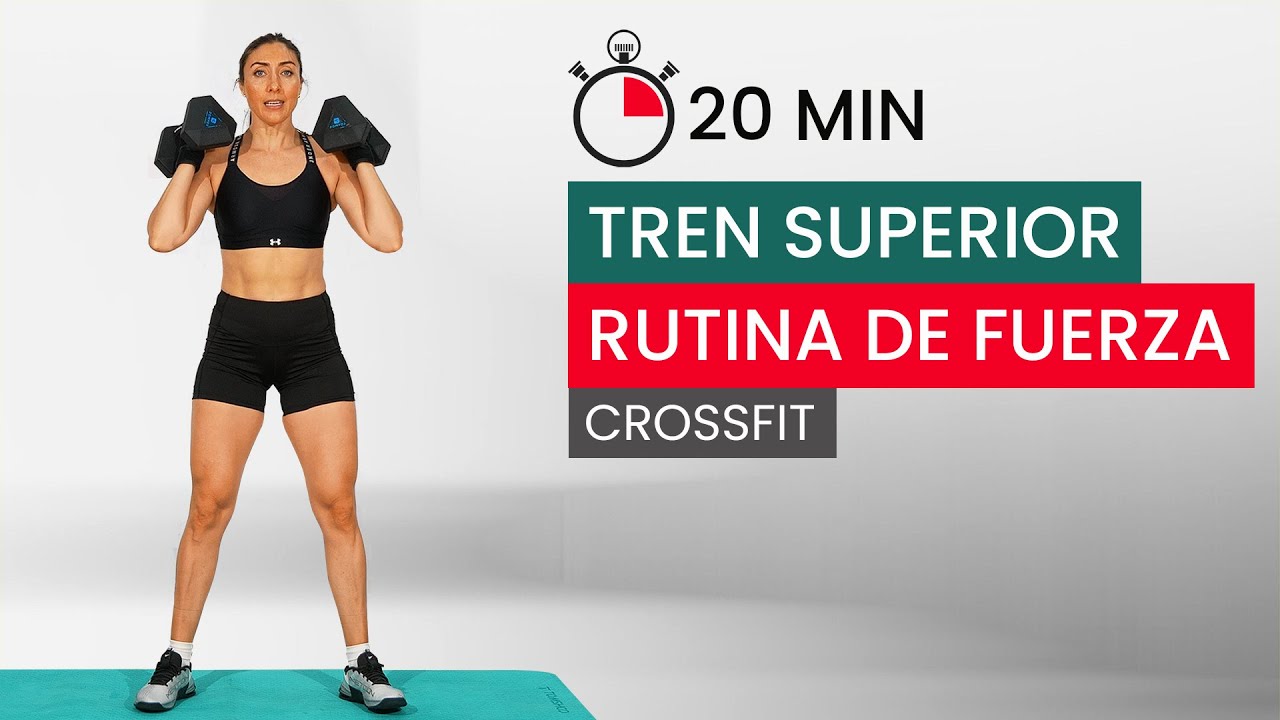 🆕 EJERCICIOS  PARA BRAZOS, HOMBROS Y ESPALDA TIPO CROSSFIT. AUMENTAR MASA MUSCULAR, 20 MIN.