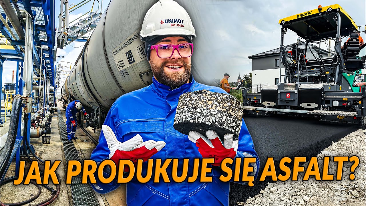 Jak powstaje asfalt? Praca przy produkcji asfaltu. | DO ROBOTY