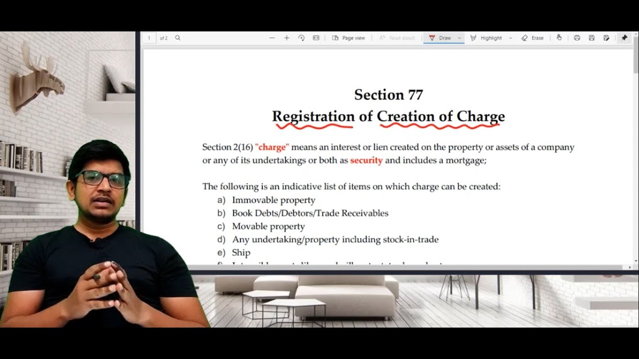 Section 77 of Companies Act 2013 | Registration of Creation of Charge