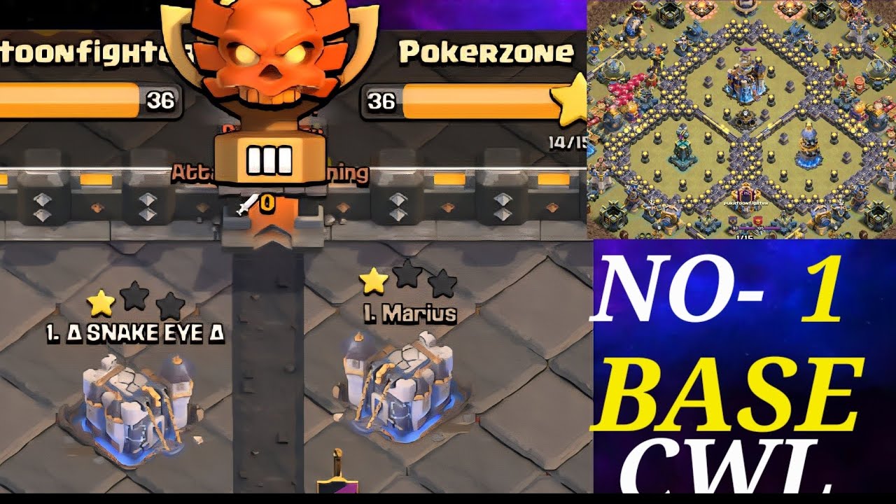 Our Crazy Base Safe Us From Losing Cwl? Day-4 In Cwl Toughest War Ever We Face #clash