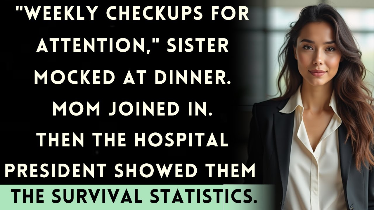 During Family Dinner, They Laughed About My 'Doctor Visits'—Not Seeing Who Walked In