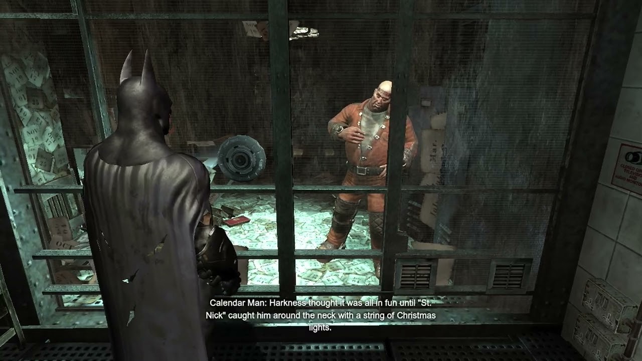 Christmas Cheer with Calendar Man | Batman Arkham City Easter Egg