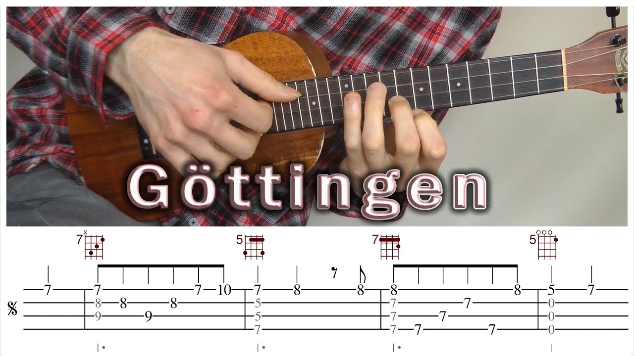 G&ouml;ttingen - Barbara { ukulele fingerstyle tabs }