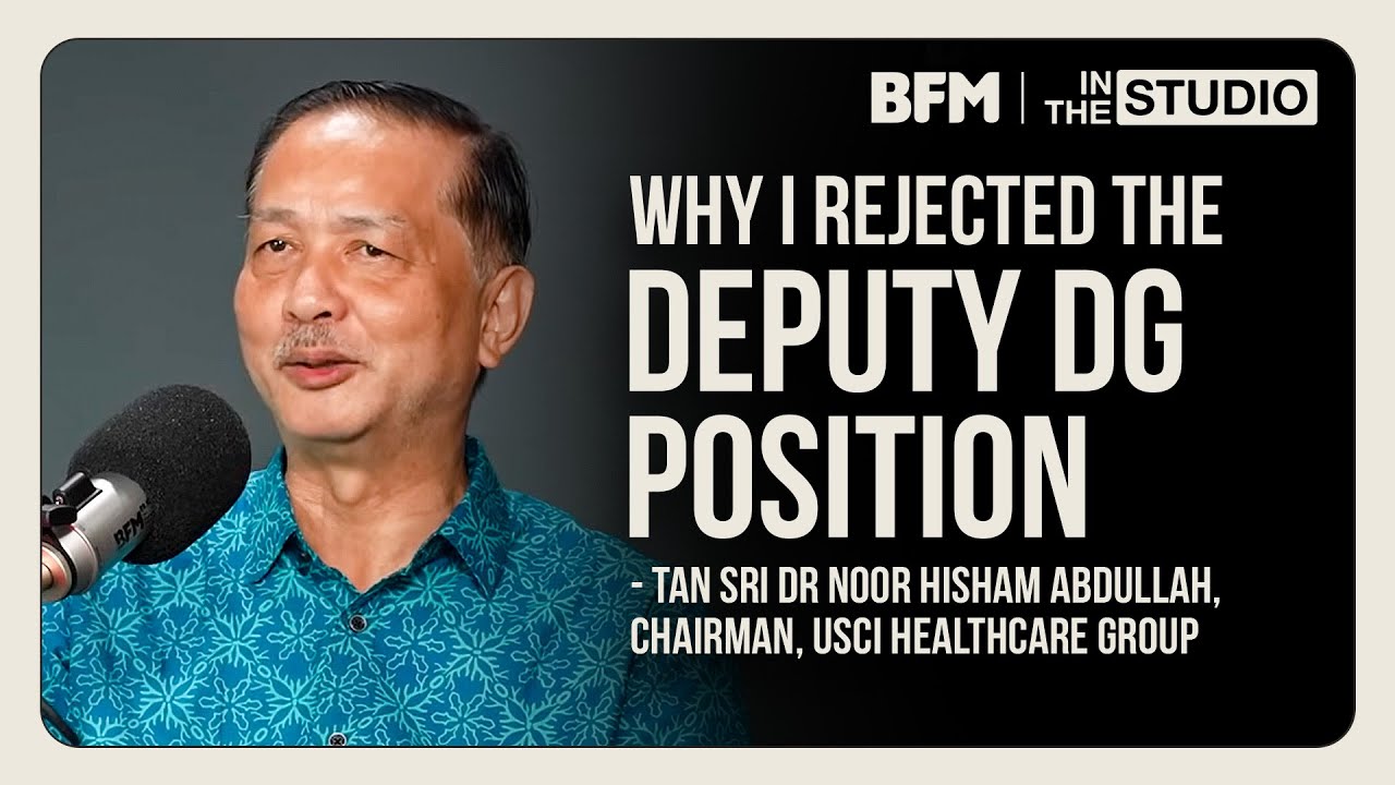 Tan Sri Dr Noor Hisham Abdullah: My Humble Beginnings Gave Me An Advantage | In The Studio