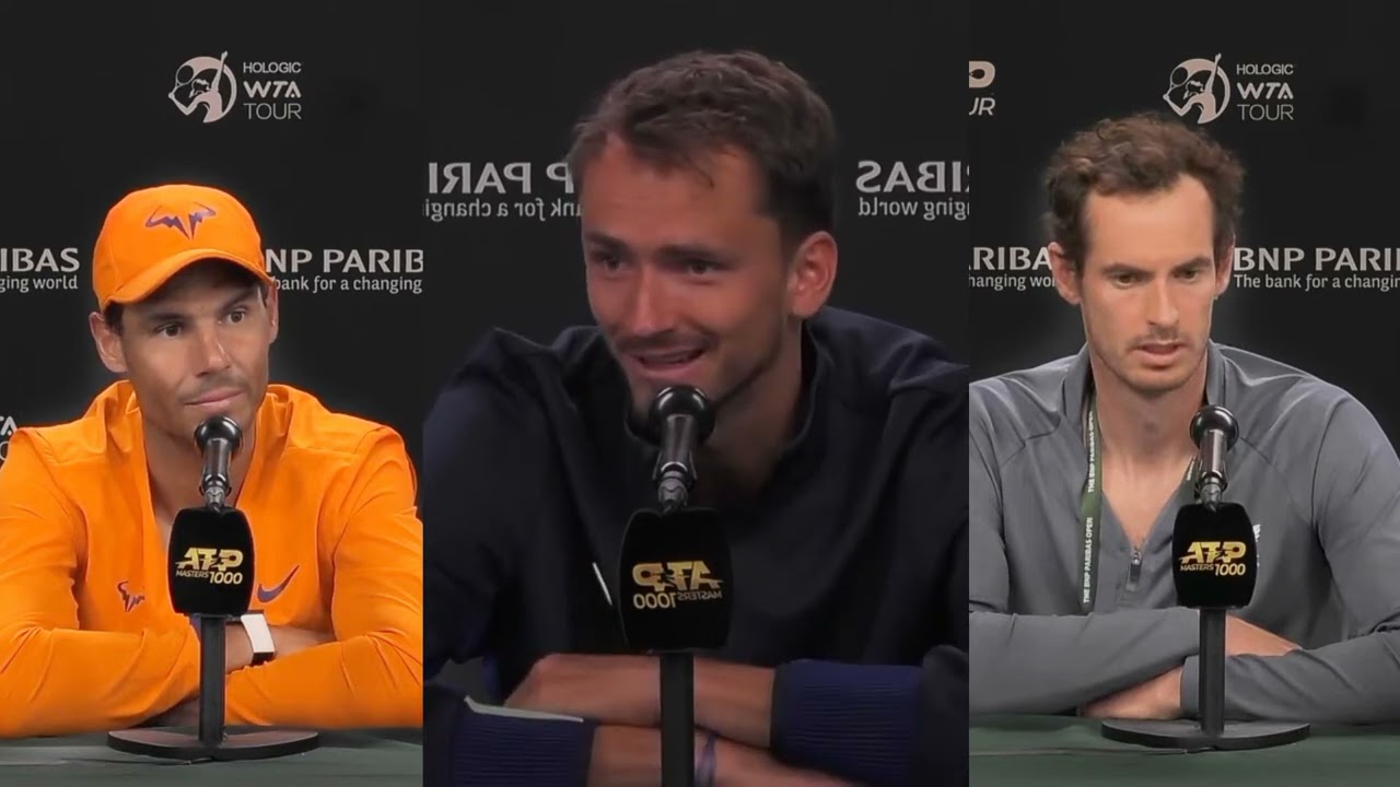 Rafael Nadal, Andy Murray & Medvedev Respond To Naomi Osaka's Situation  - Indian Wells 2022