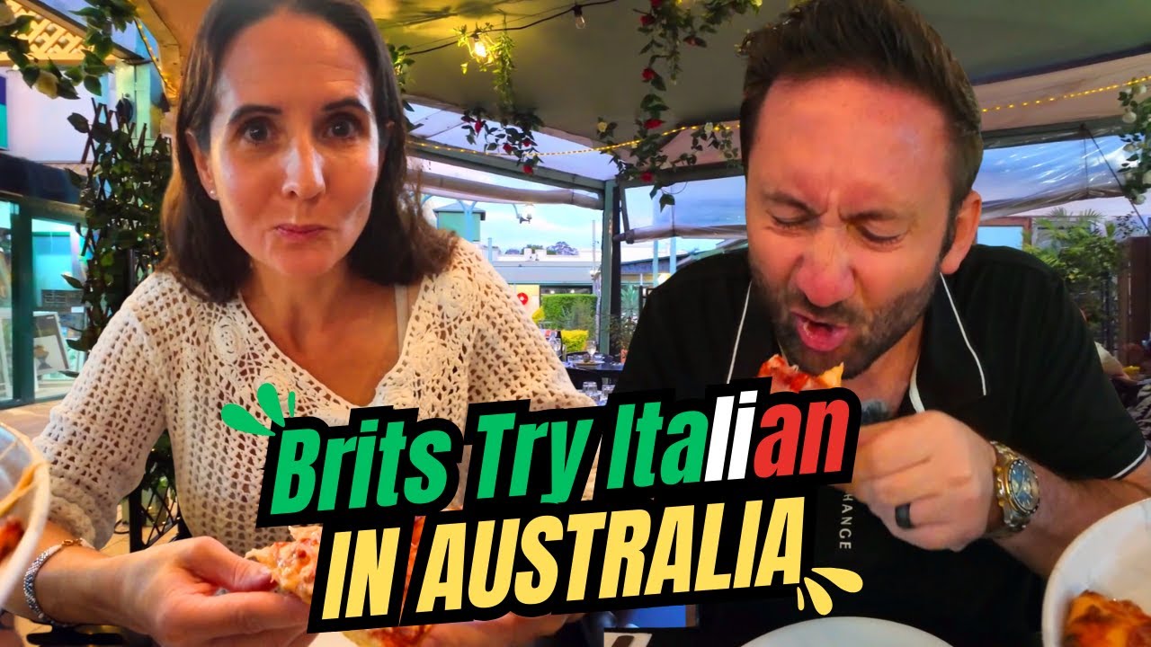 BRITS try ITALIAN IN AUSTRALIA!!!