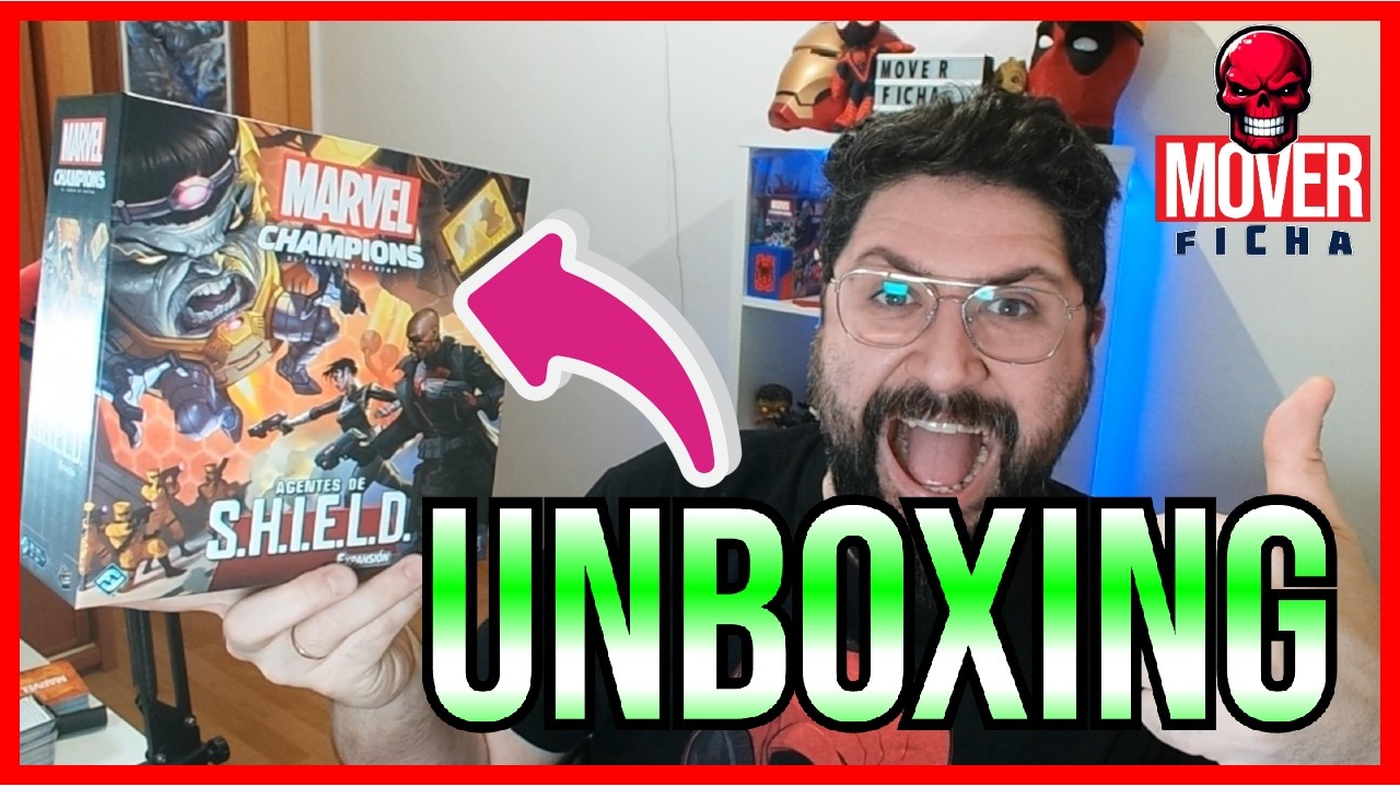 😱😎UNBOXING NUEVA CAMPAÑA AGENTES de SHIELD😎😱 - Marvel Champions el juego de Cartas - MoverFichaMC