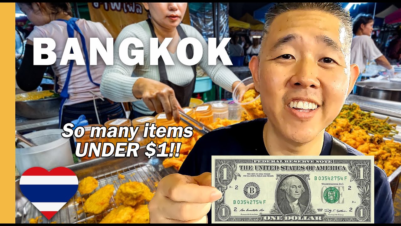САМАЯ ДЕШЁВАЯ уличная еда в Бангкоке, Таиланд 🇹🇭 Save One Go Market