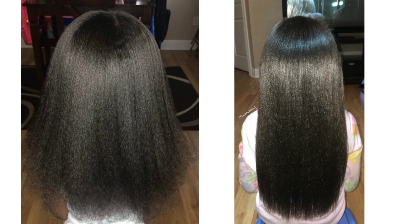 Blow Out & Flat Iron Routine | Kids Natural HairCare | IAMAWOG