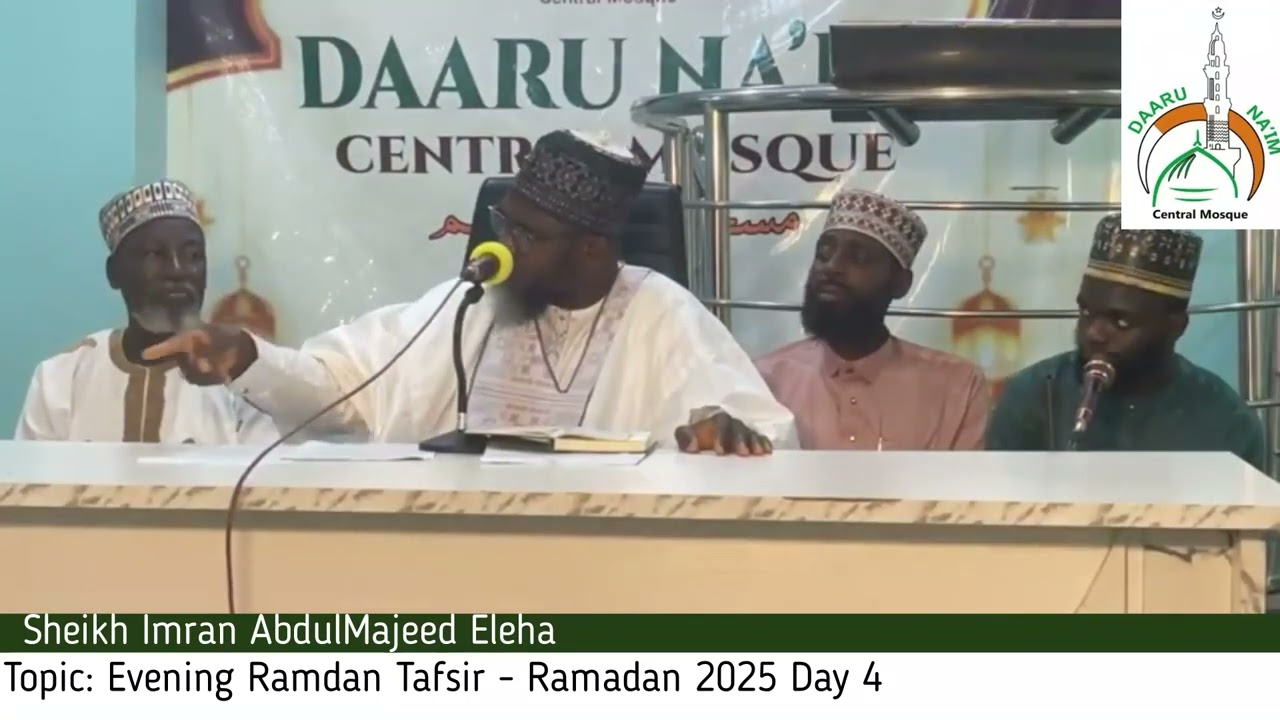 Evening Ramadan Tafsir 2025 Day 4