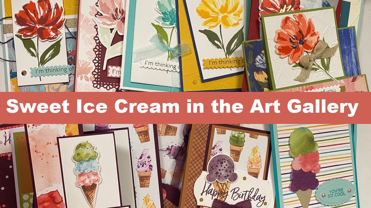 2021 Stampin Up Mini Catalog|Enjoy Sweet Ice Cream in the Art Gallery for Beautiful Handmade Cards!
