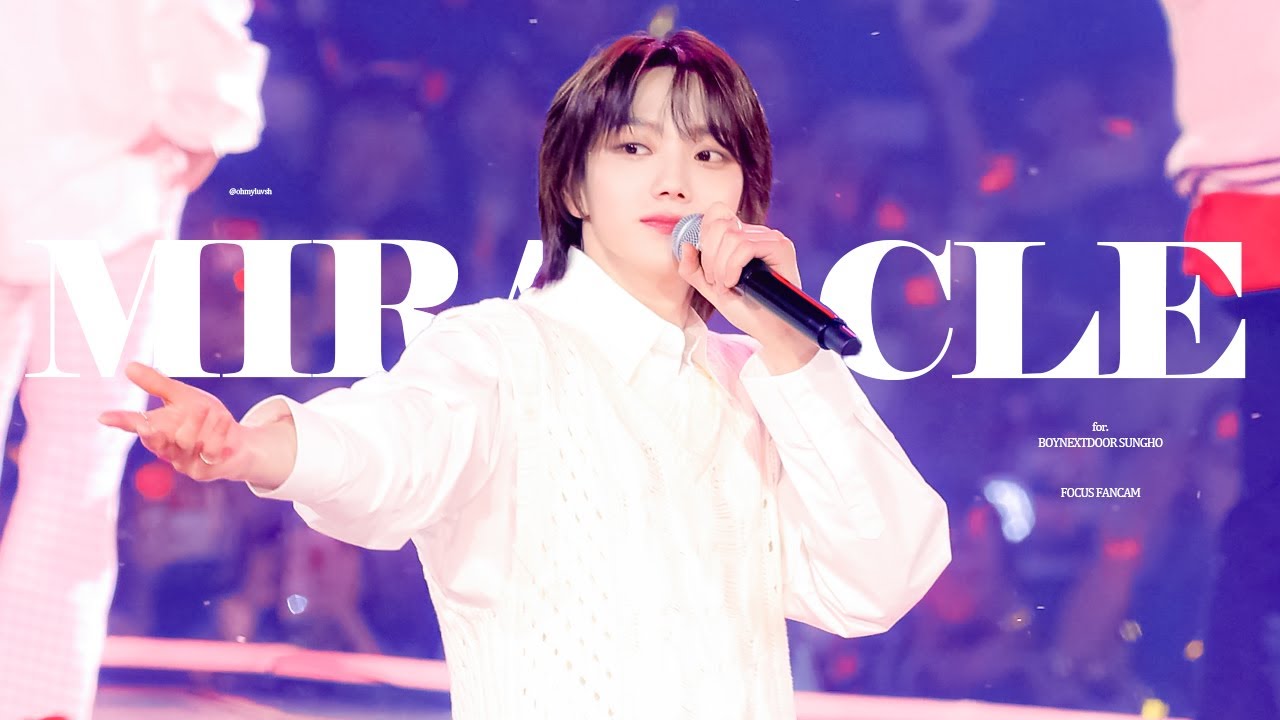 [4K FOCUS] 231225 SBS 가요대전 ‘미라클(Miracle)’ - BOYNEXTDOOR 보이넥스트도어 성호 직캠 FANCAM