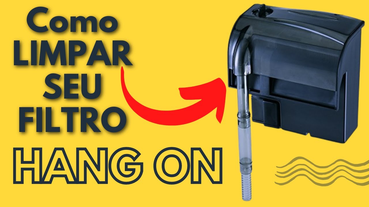 Como fazer a limpeza de Filtro HANG ON | HF0400