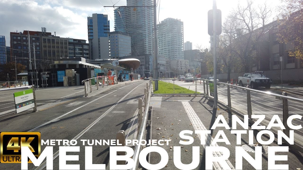 ⁴ᴷ NEW Anzac Railway Station Metro Tunnel Project | Worksite Tour 2024 