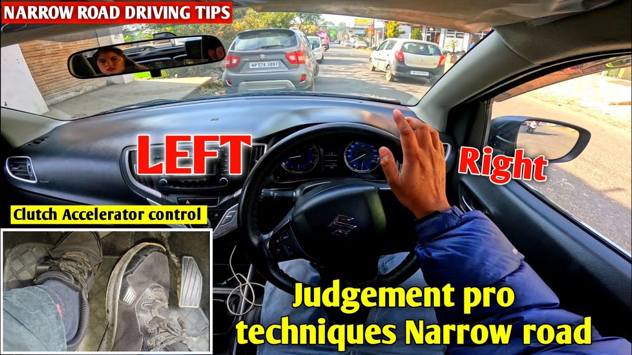 Pro techniques Car Left and Right side judgement Narrow road and clutch + Brake accelerator control