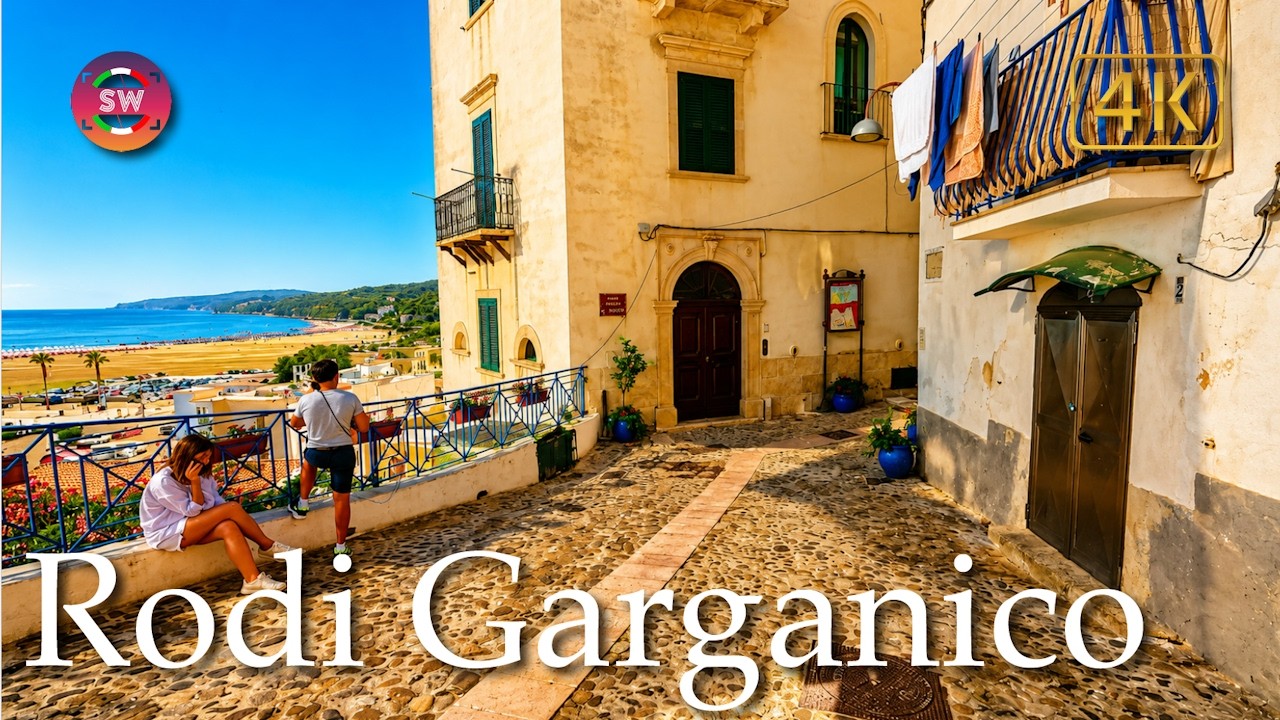 Rodi Garganico (Puglia), Italy【Walking Tour】History in Subtitles - 4K