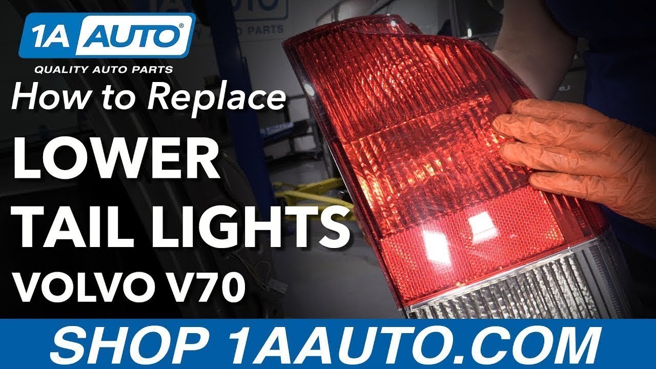 How to Replace Lower Tail Light 01-04 Volvo V70