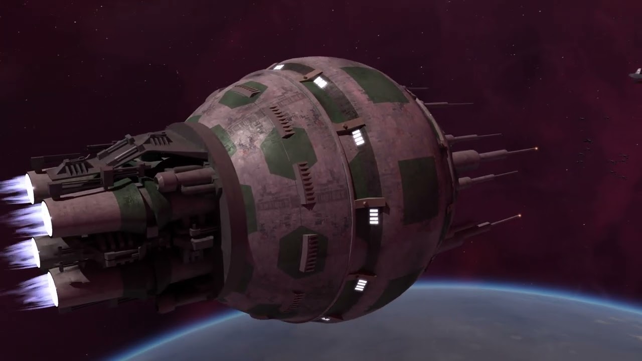 Babylon 5 Psi Corps Mothership & Black Omega Starfuries